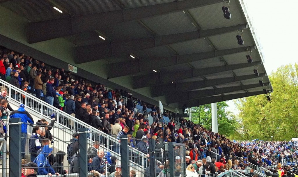 Hauptribüne beim FSV Frankfurt