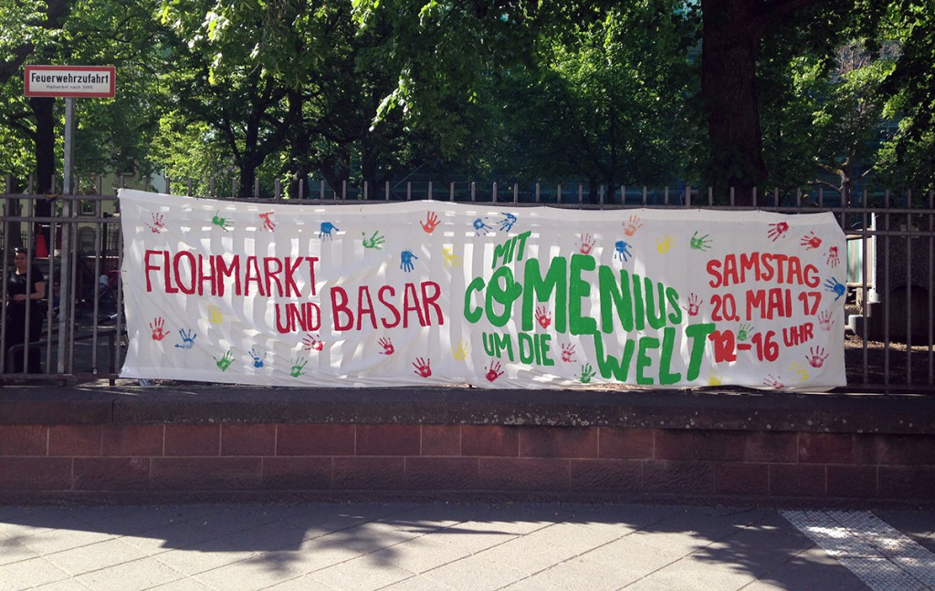 Flohmarkt und Basar "Mit Comenius um die Welt"