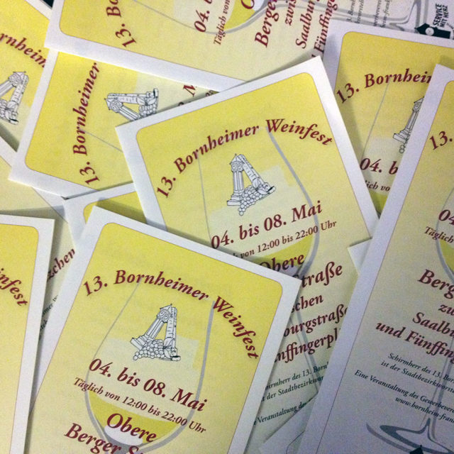 Programm des 13. Bornheimer Weinfestes