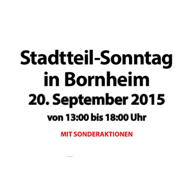 6 Flohmärkte am Stadtteil-Sonntag in Bornheim